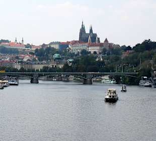 Blick auf die Moldau