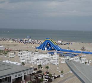 Ausblick auf den Strand