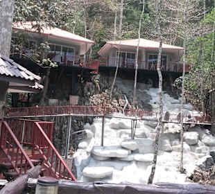 Mittagspause bei der Elefanten/Kanutour - Baumhaus