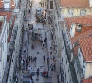 Ausblick vom Elevador de Santa Justa
