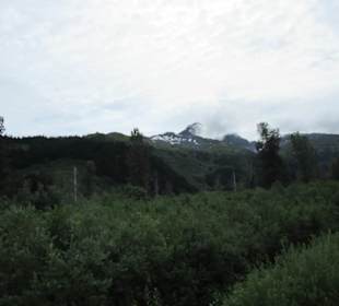 Auf dem Weg zu den Gletschern