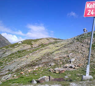 Fast oben auf dem Timmelsjoch