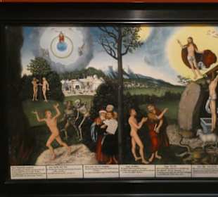 Verdammnis und Erlösung von Lucas Cranach d.Ä.