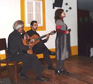 Fado Trio zu Beginn des Abends