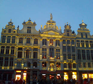 Grand Place in the evening