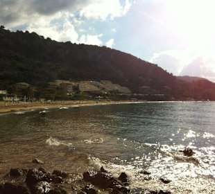 Strand abseits vom Hotel Aquis Pelekas Beach