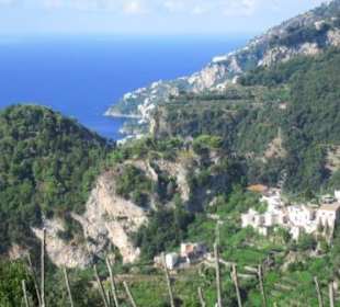 Ausblick auf dem Weg z. Villa über die Via Trinita