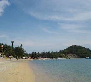 Relaxen vor dem Samui Palm Beach