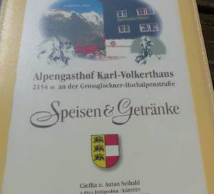 Speisenkarte