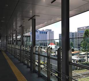 Blick vom Bahnhof aus