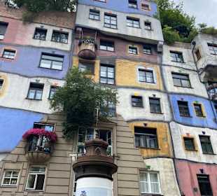 Hundertwasserhaus von Außen