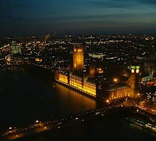 Londra dall'alto dal London Eye