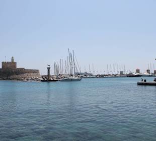 Rhodes town - harbour
