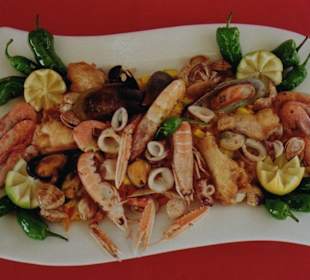 Meeresfrüchtekomposition