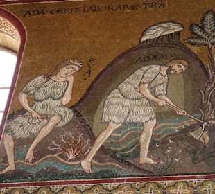 Adam und Eva müssen jetzt selbst arbeiten