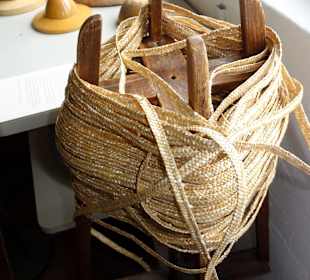 Geflecht-Band auf der Haspel