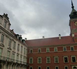 Im Innenhof vom Warschauer Königsschloss