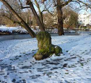 Inselwallpark im Winter