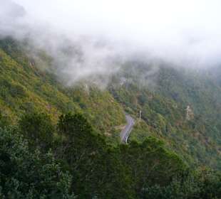 Blick von einem Levadaweg am Encumedapass
