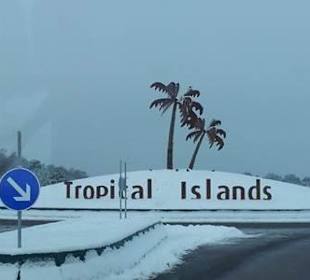 Anfahrt zum Tropical Islands