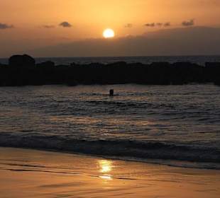 Playa de las Americas - zachód słońca.
