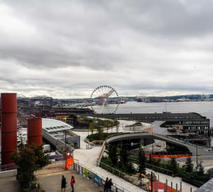Blick vom Streetfood-Bereich