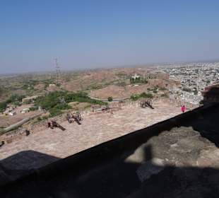 Blick herunter vom Berg