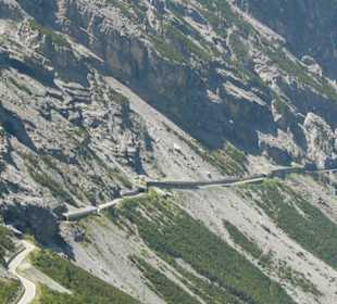 Teilweise einspurige Tunnel