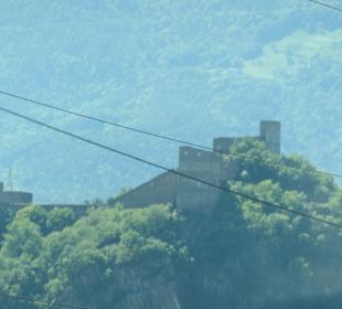 Das weithin sichtbare Schloss Sigmundskron