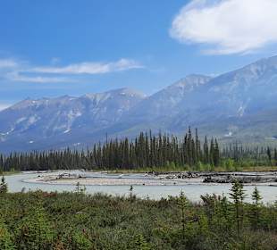 ...mit dem Fluss gleich doppelt schön....
