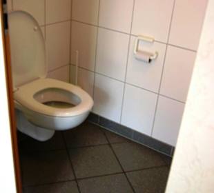 WC-Anlage super für alle offen