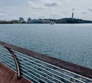 Ausblick Sentosa Boardwalk