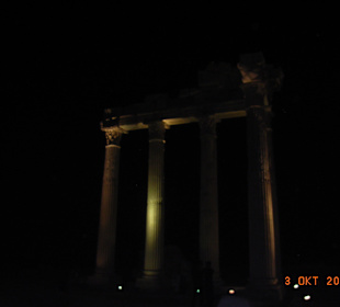 Reste des Apollo Tempels