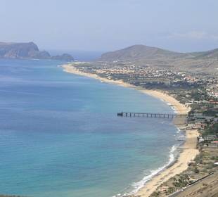 Ausblick über den 8km langen Sandstrand