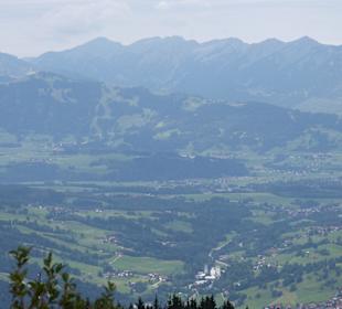 Blick vom Iseler aus