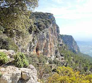 Fels unter dem Castell