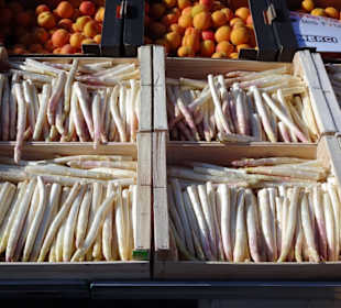 Impressionen vom Wochenmarkt Saint-Cyprien-Plage