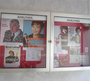 Schaukasten mit Programm