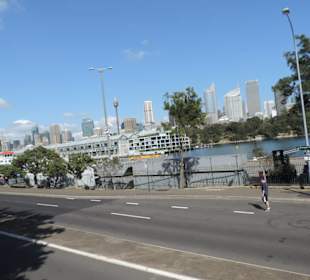 Mit dem Hop-on hop-off Bus in Sydney unterwegs
