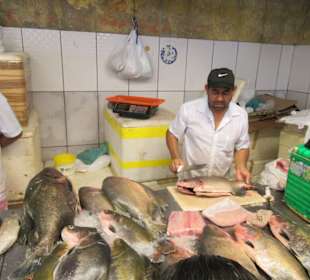 In den Markthallen von Manaus