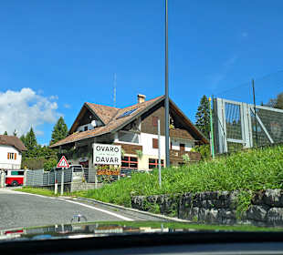 Umleitung z.Plöckenpass bei Ovaro