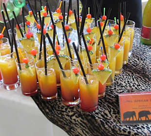 Cocktailempfang im Zoo