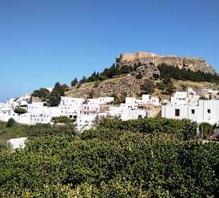 Lindos mit Akropolis