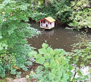 Schwanenhaus im Stadtpark