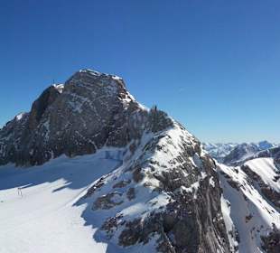 Panoramablick vom Gletscher