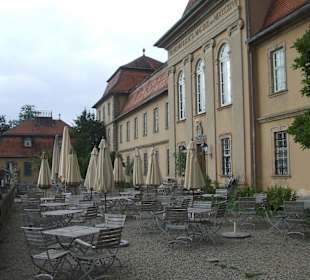 Schlossterrasse am Schloss Fasanerie bei Eichenze