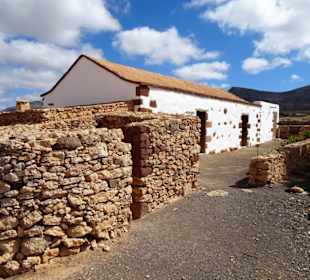 Außenansicht der historischen Gebäude