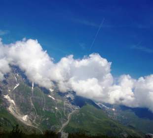 Die Wolkenwand noch kein Kaiserwetter