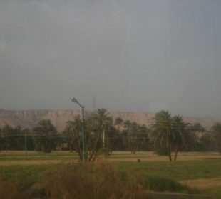 Landschaft am Zugfenster
