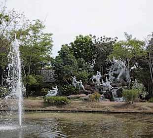 Elefanten Springbrunnen